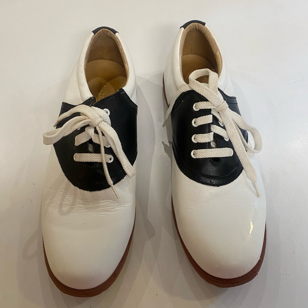 Black and white 9.5 oxfords